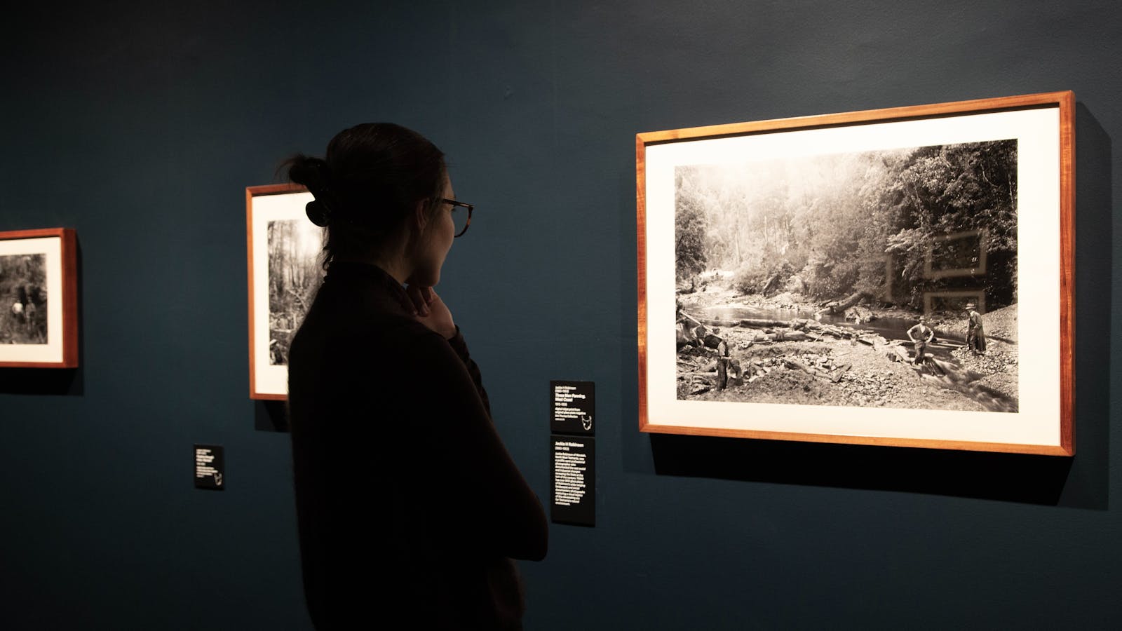 Installation view, EXPOSED LANDS: 100 Years of Tasmanian Landscape Photography , TMAG