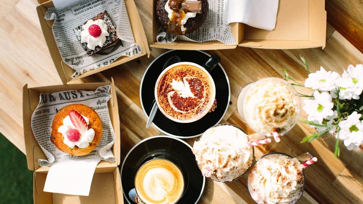 Coffee and sweet treats