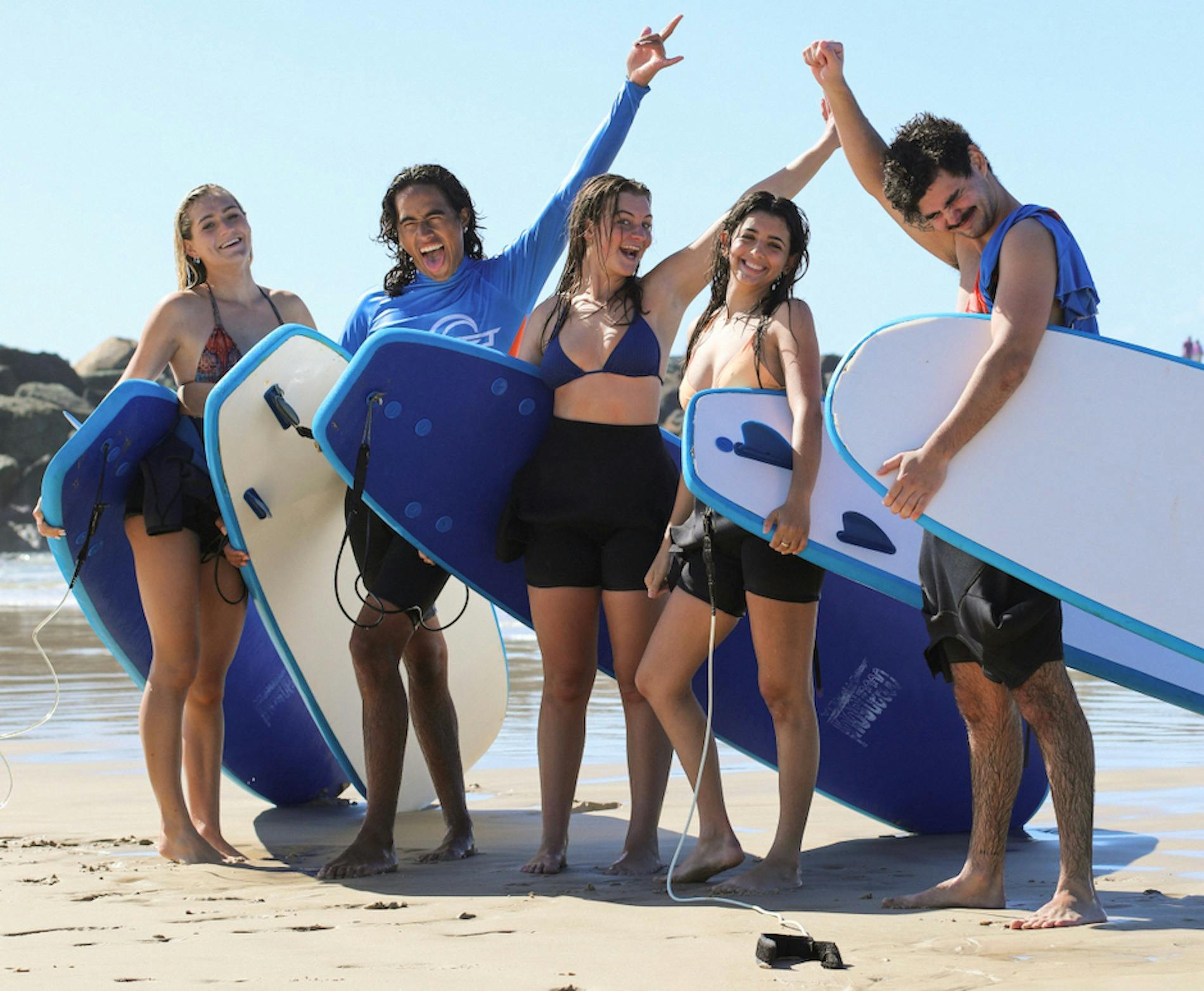 Happiest when surfing!