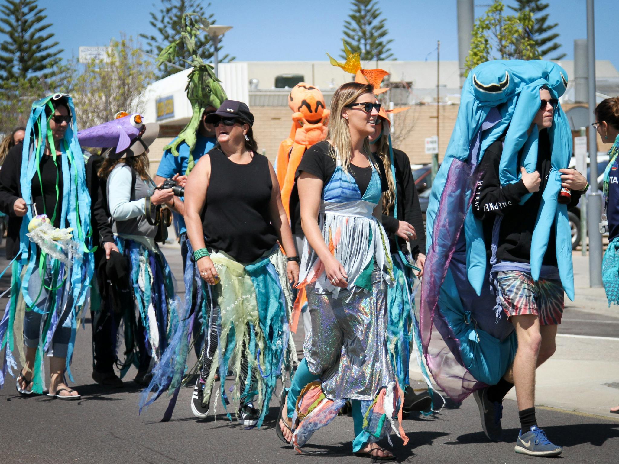 Sea Creatures on Parade at the Ceduna Oysterfest