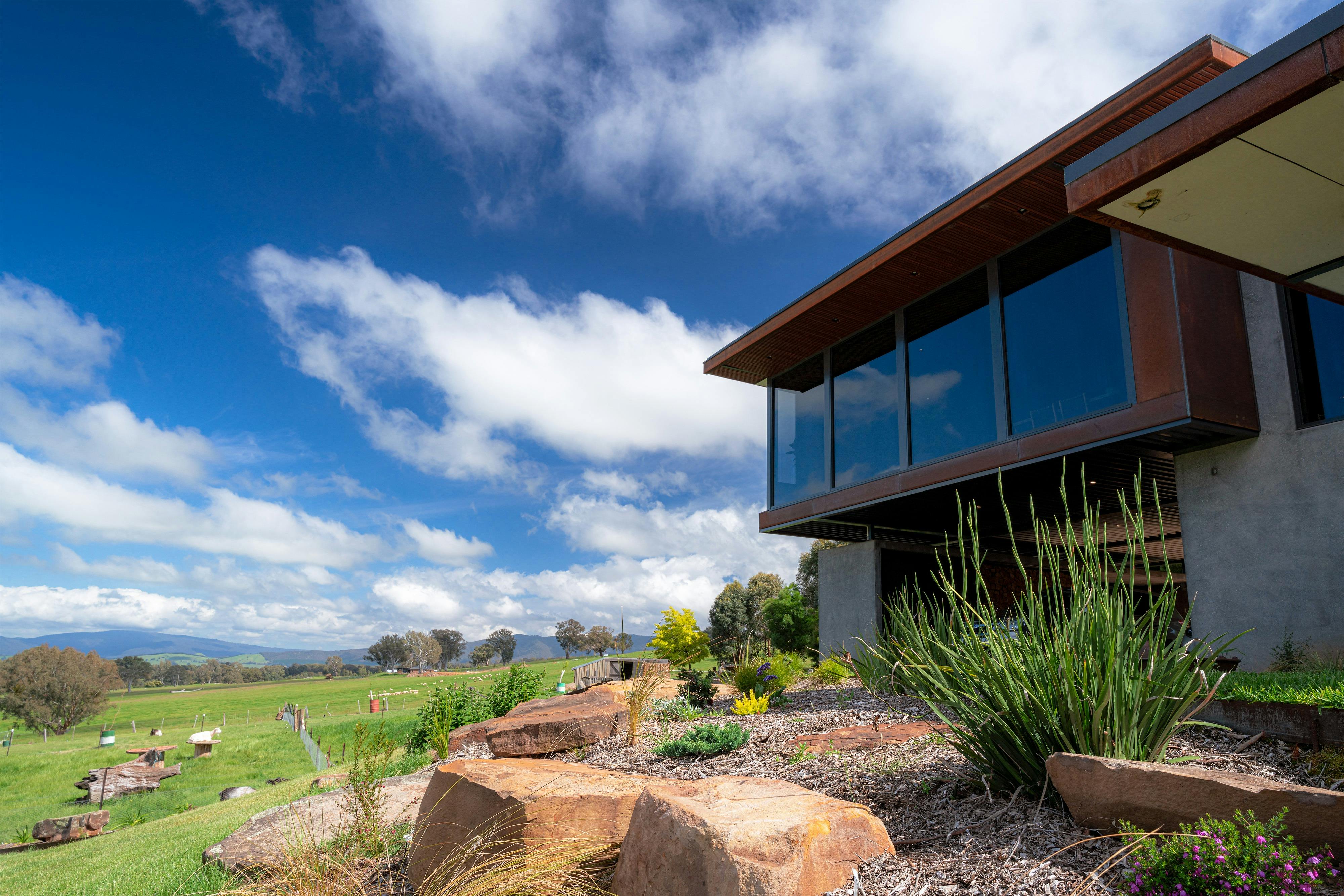 Enjoy sweeping views across the Valley with oversized viewing  floor to ceiling windows
