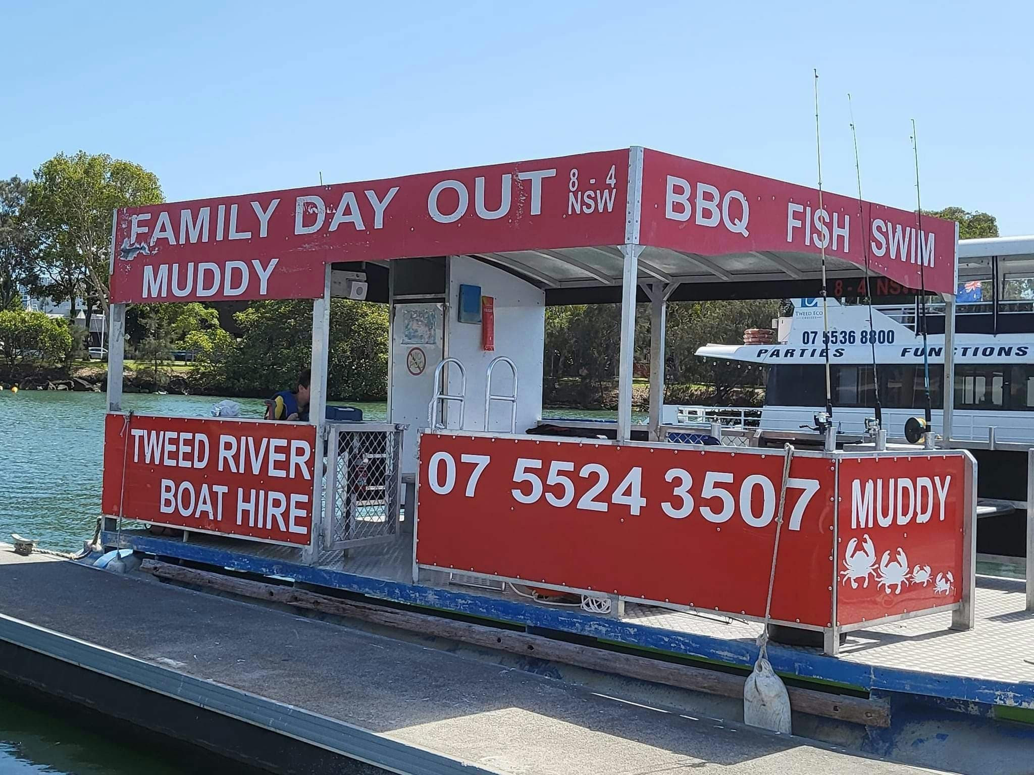 12 person bbq boat hire