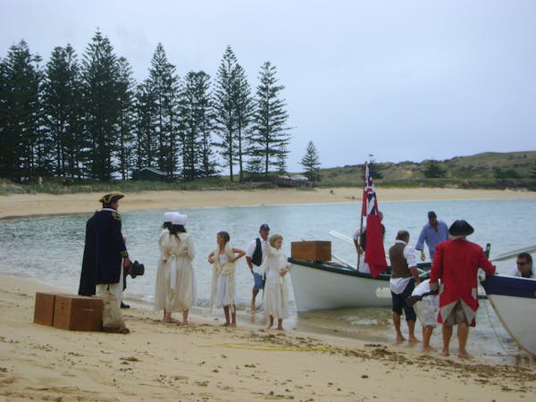 Nathaniel and Olivia Lucas Norfolk Island Family Muster