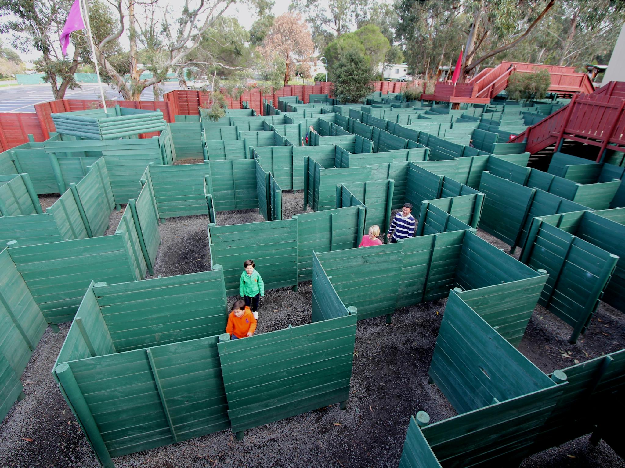 Outdoor maze