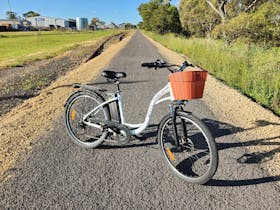 Our eBike on the rail trail