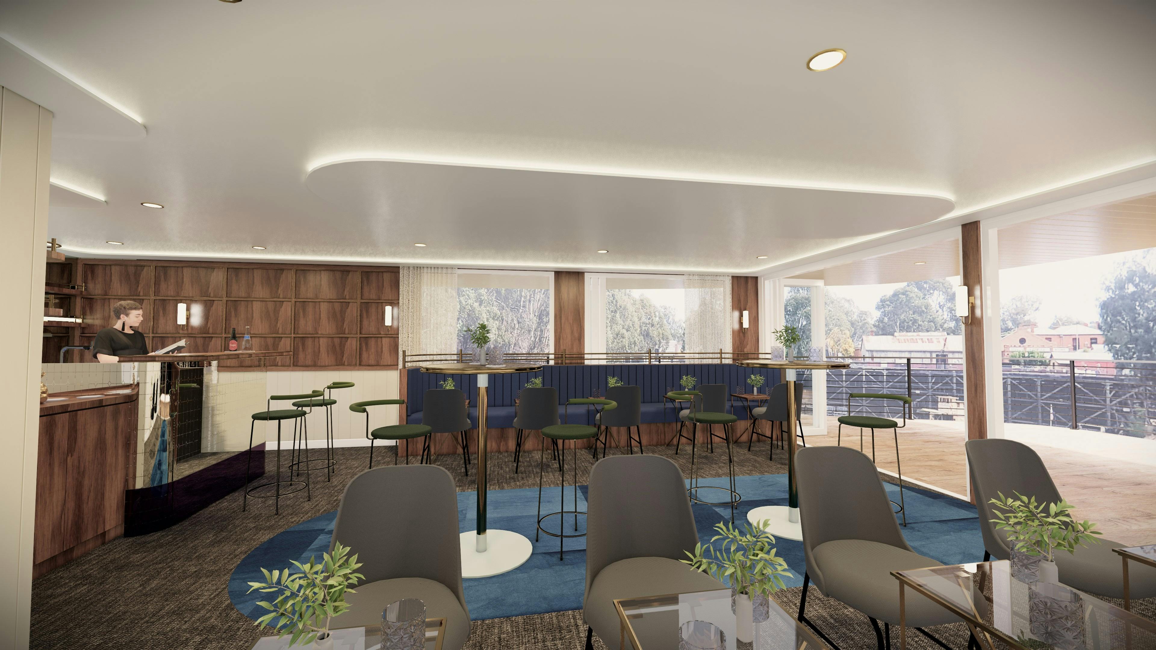 dining area on board