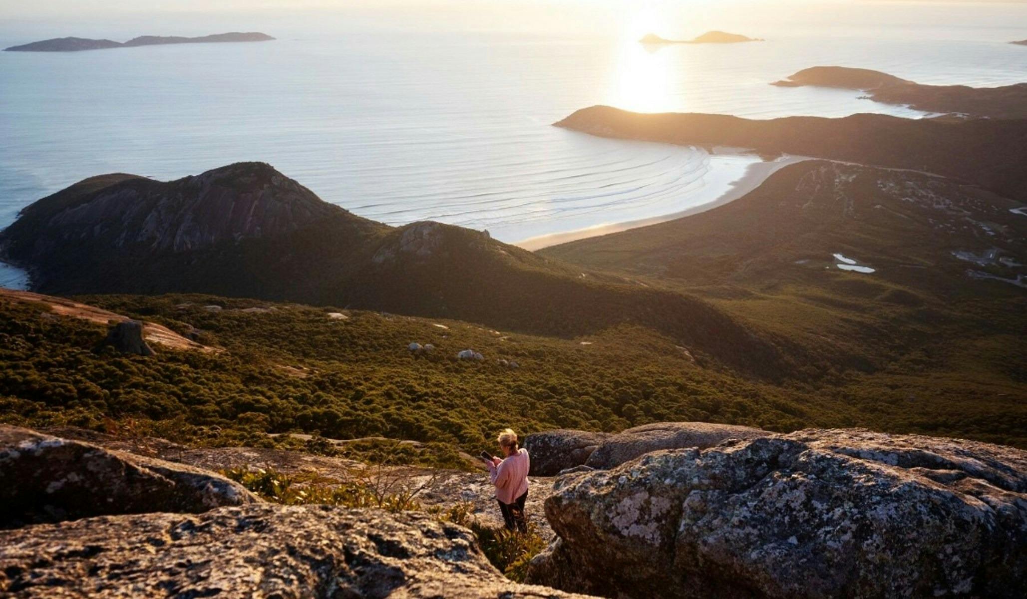 Views over the beach