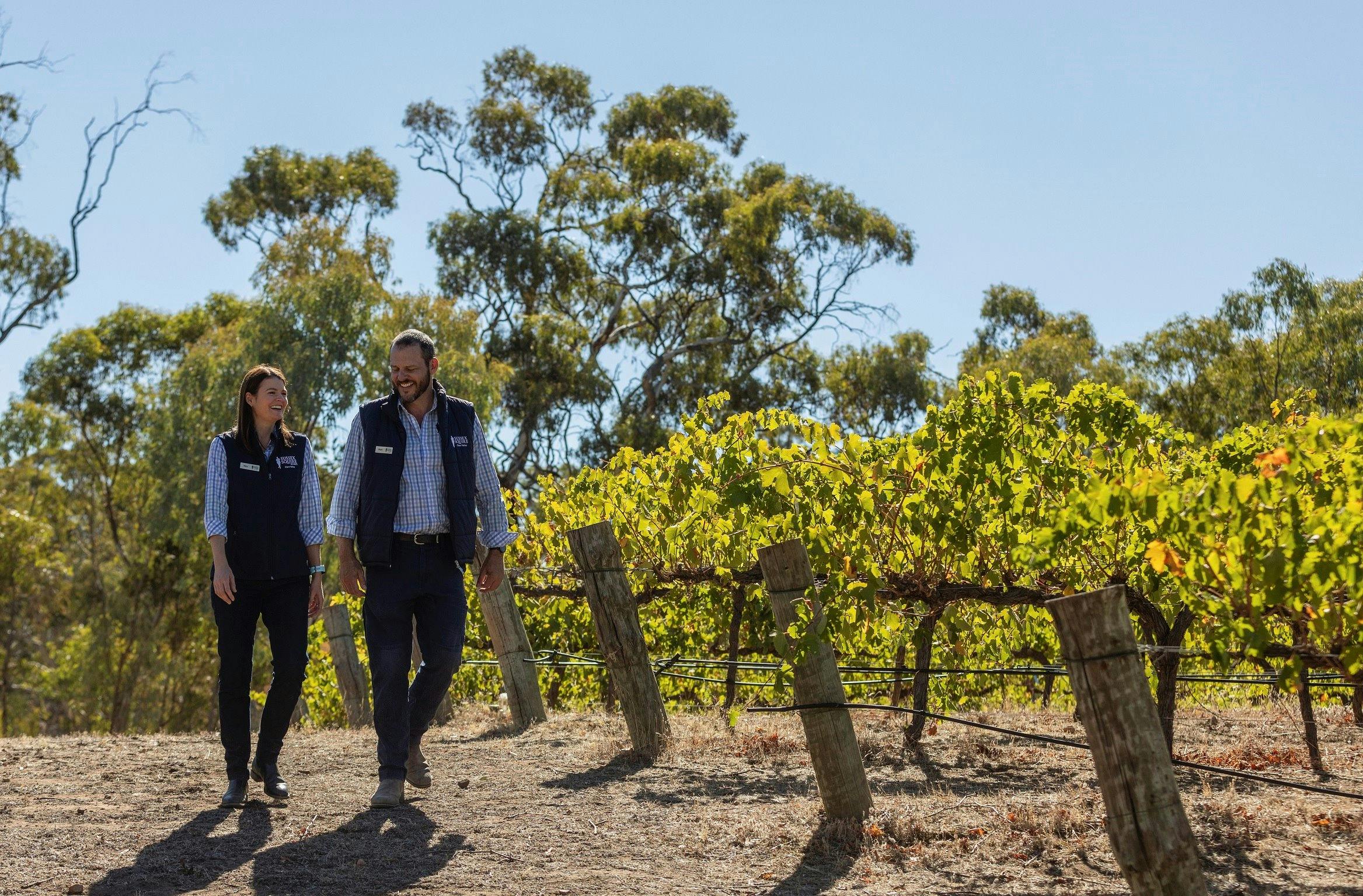 Skye and Mark Bollen Thomas Block Shiraz Vineyard