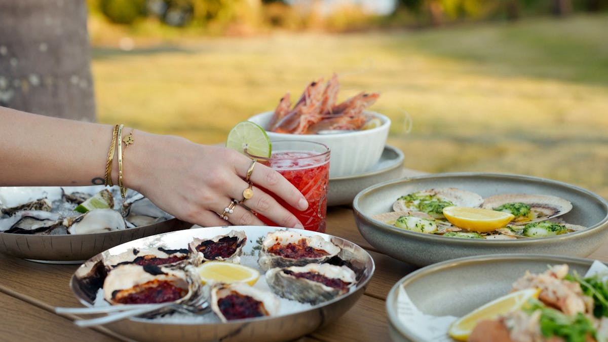Photo of Prawns, Scallops, Kilpatrick Oysters