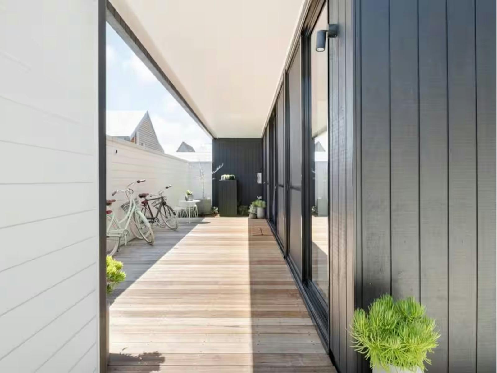 Entrance to the cabin