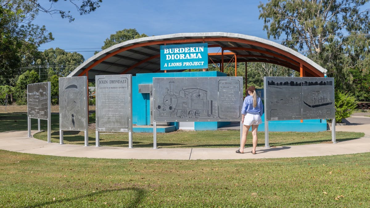 John Drysdale Interpretive Signage at Burdekin Diorama