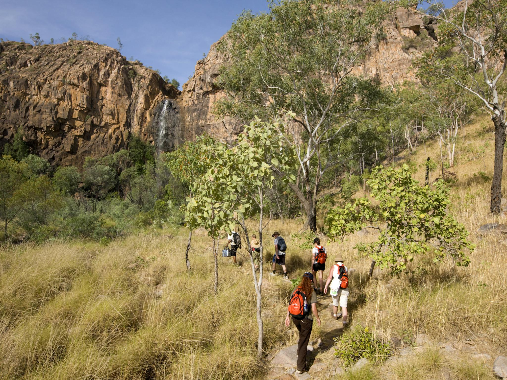 People hiking the Jatbula.