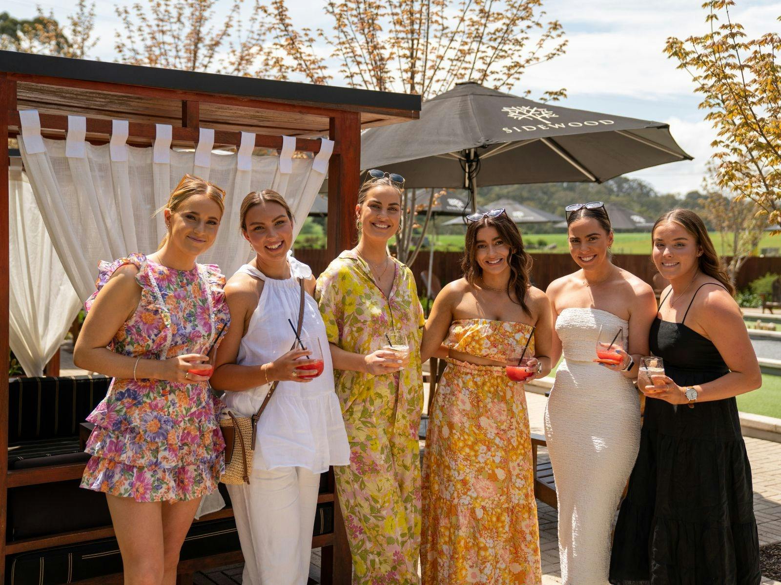 VIP area at Sidewood Estate