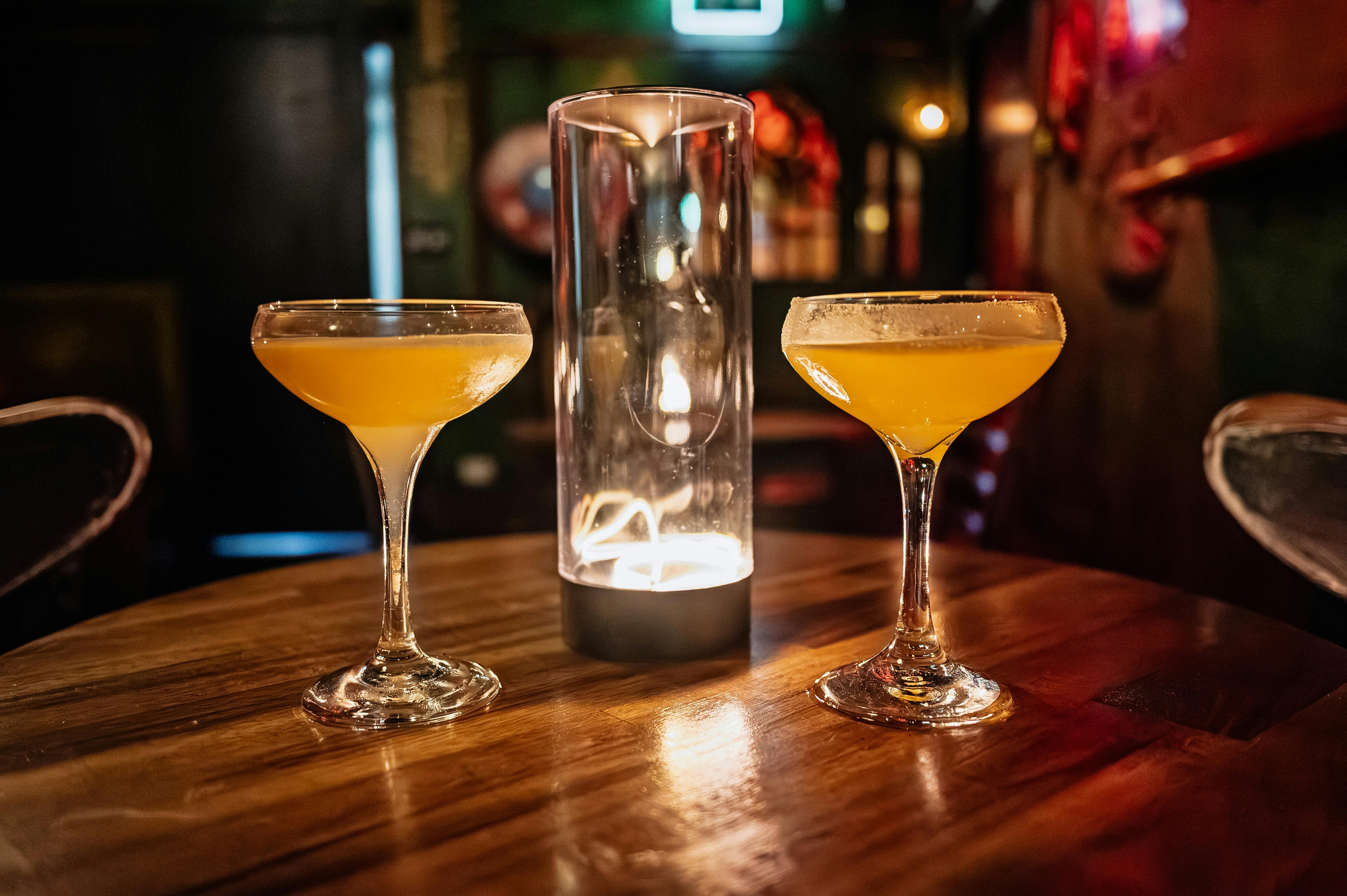 Two classic cocktails