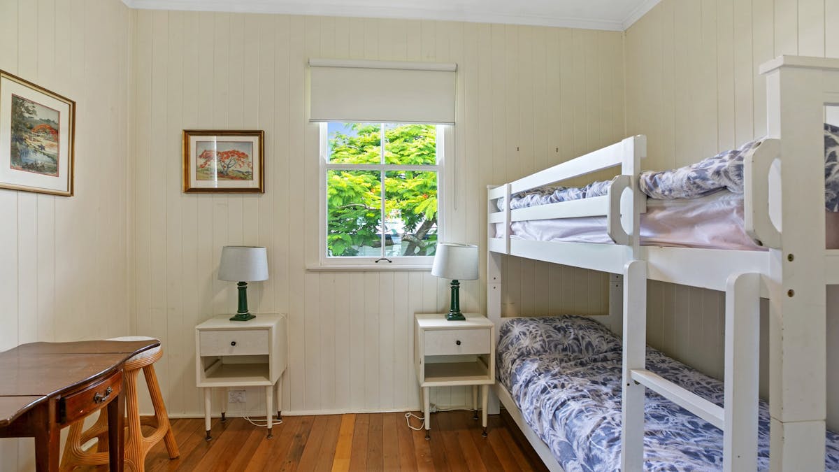 3rd Bedroom - 1 x set of single bunks