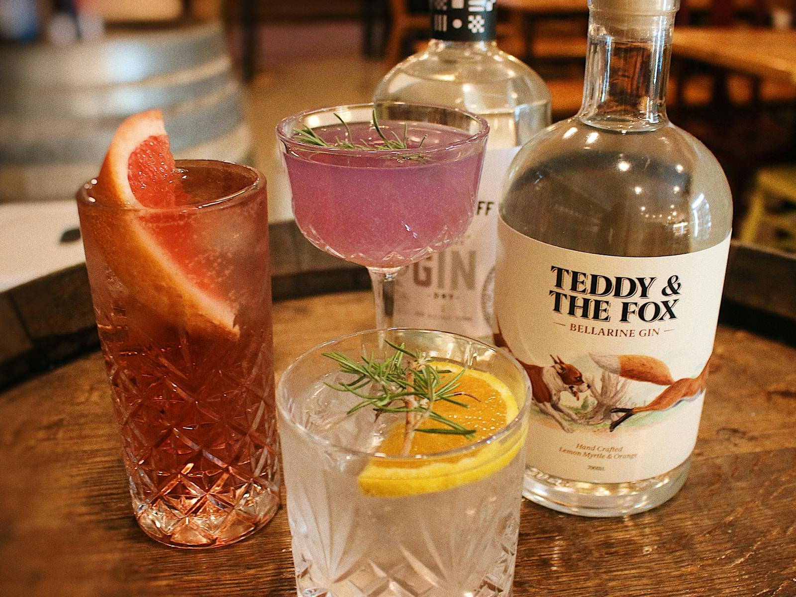 New Cocktails with Teddy and the Fox gin