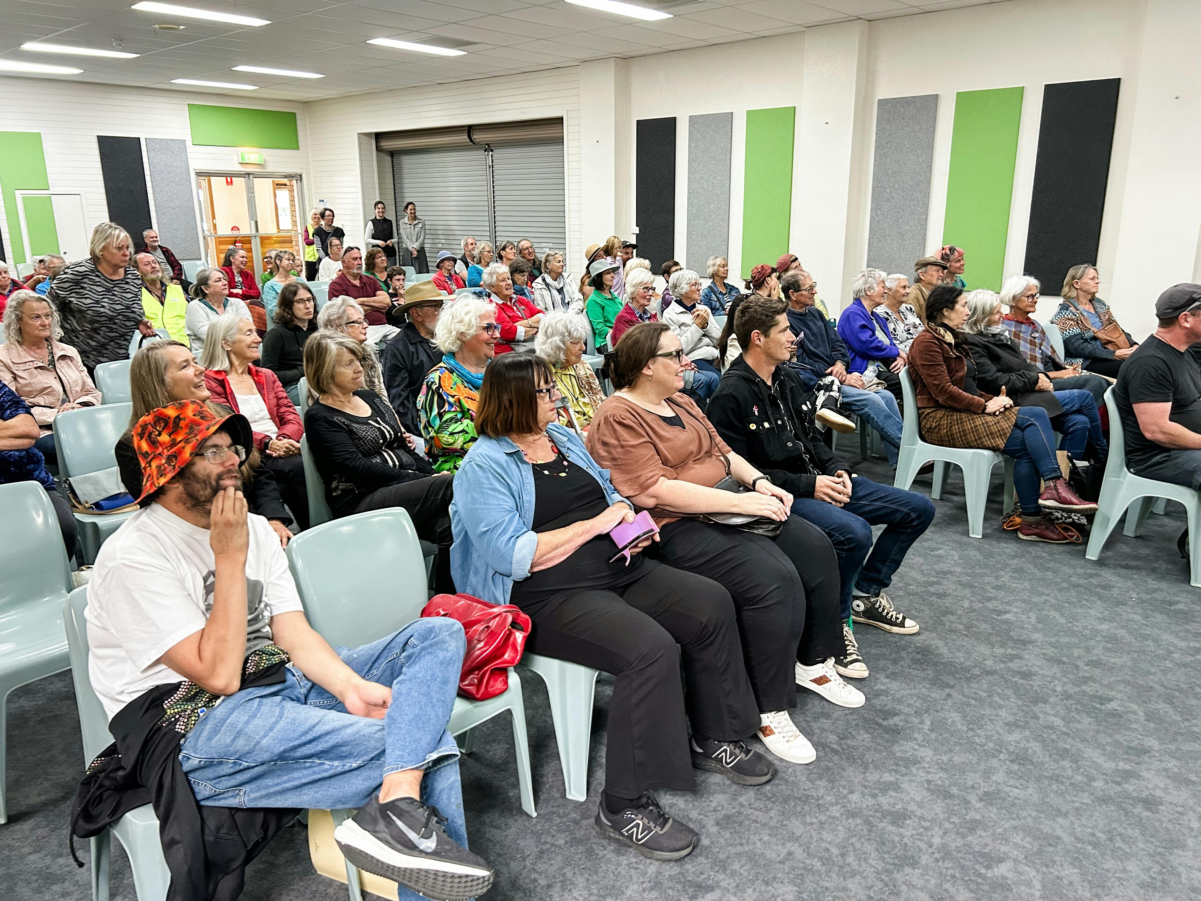 Children creating awareness of food waste at annual ecofest sustainable living festival