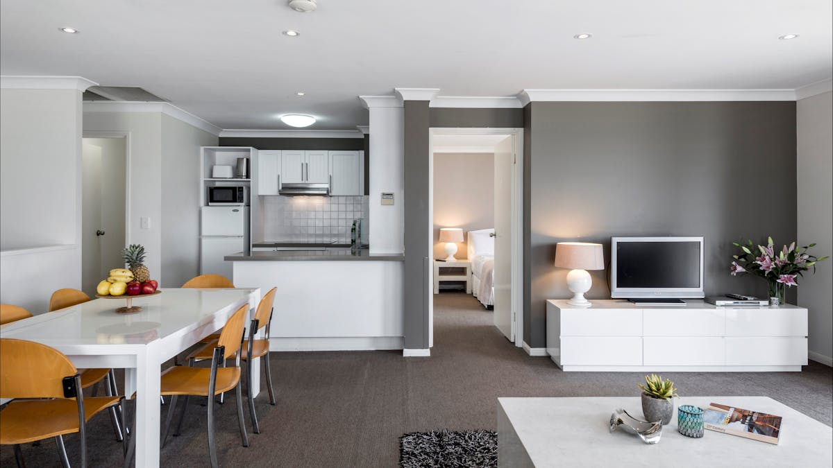 Living Area - Two Bedroom Apartment