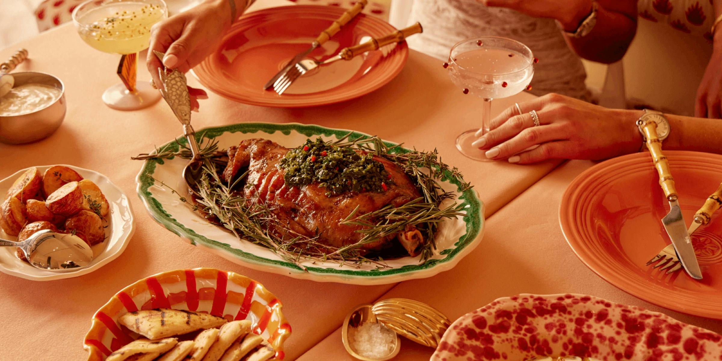 food on a table at Akti Greek Restaurant Woolloomooloo Sydney
