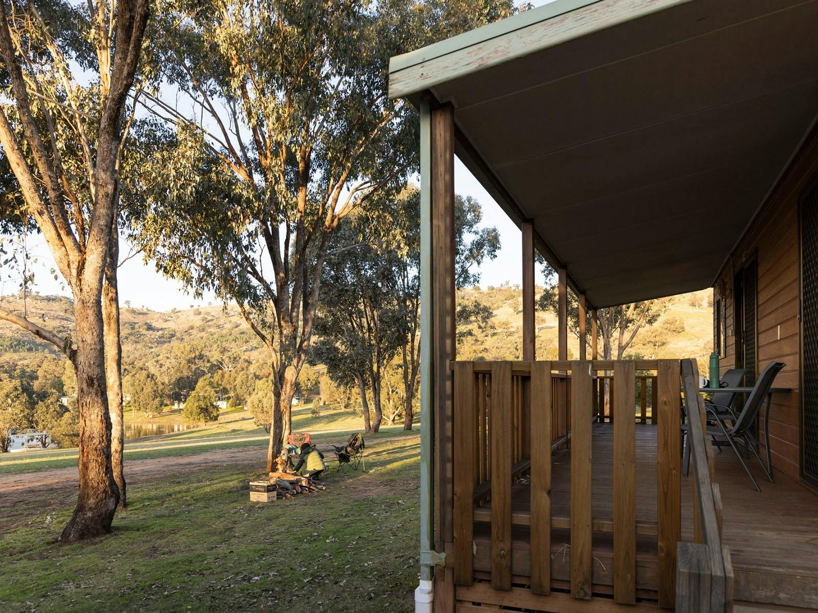 Cabin view at Reflections Grabine Lakeside