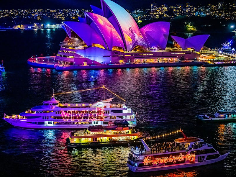 Image for Vivid Sydney 90-Minute Cruise - Captain Cook Cruises