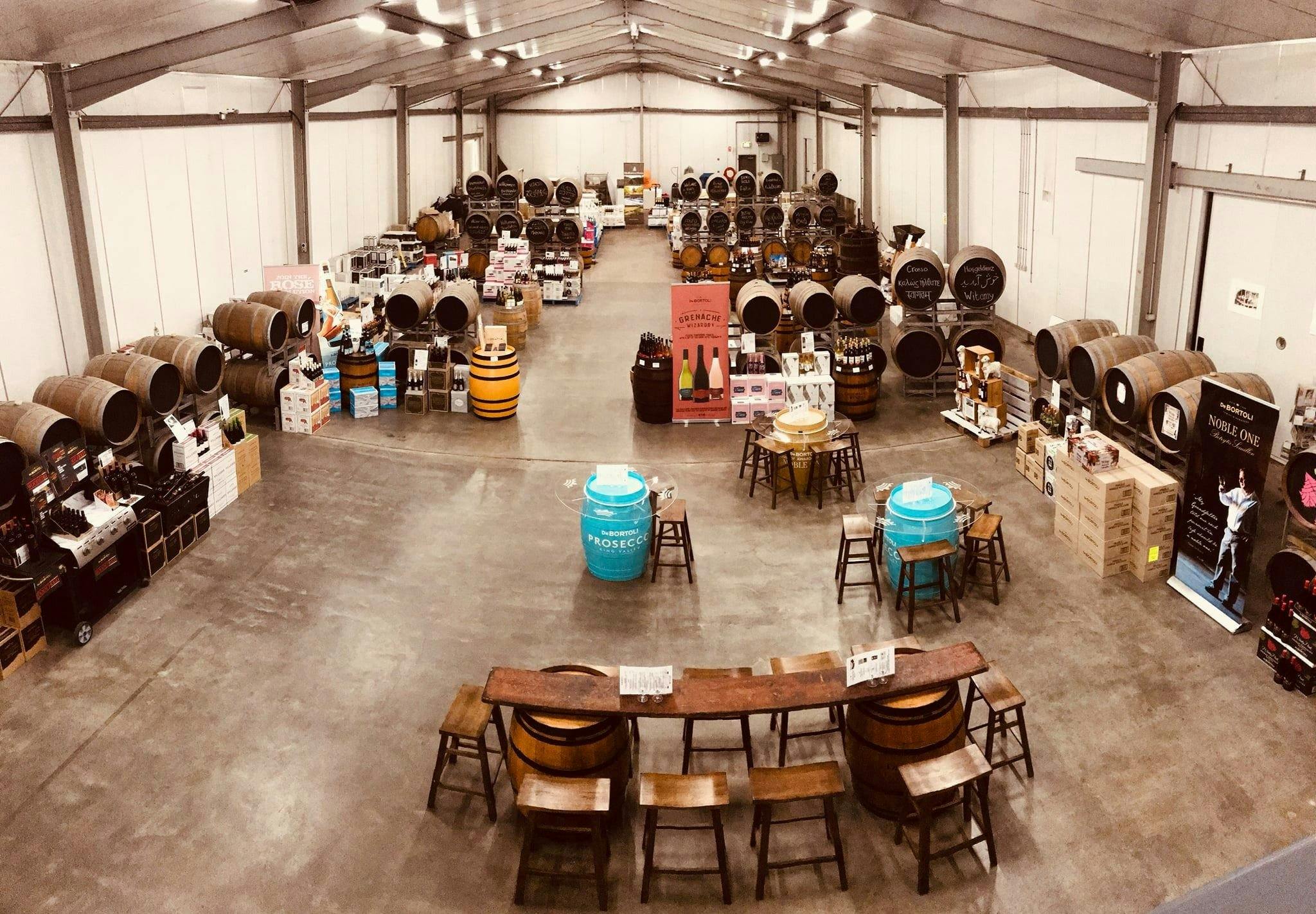 New cellar barrel room