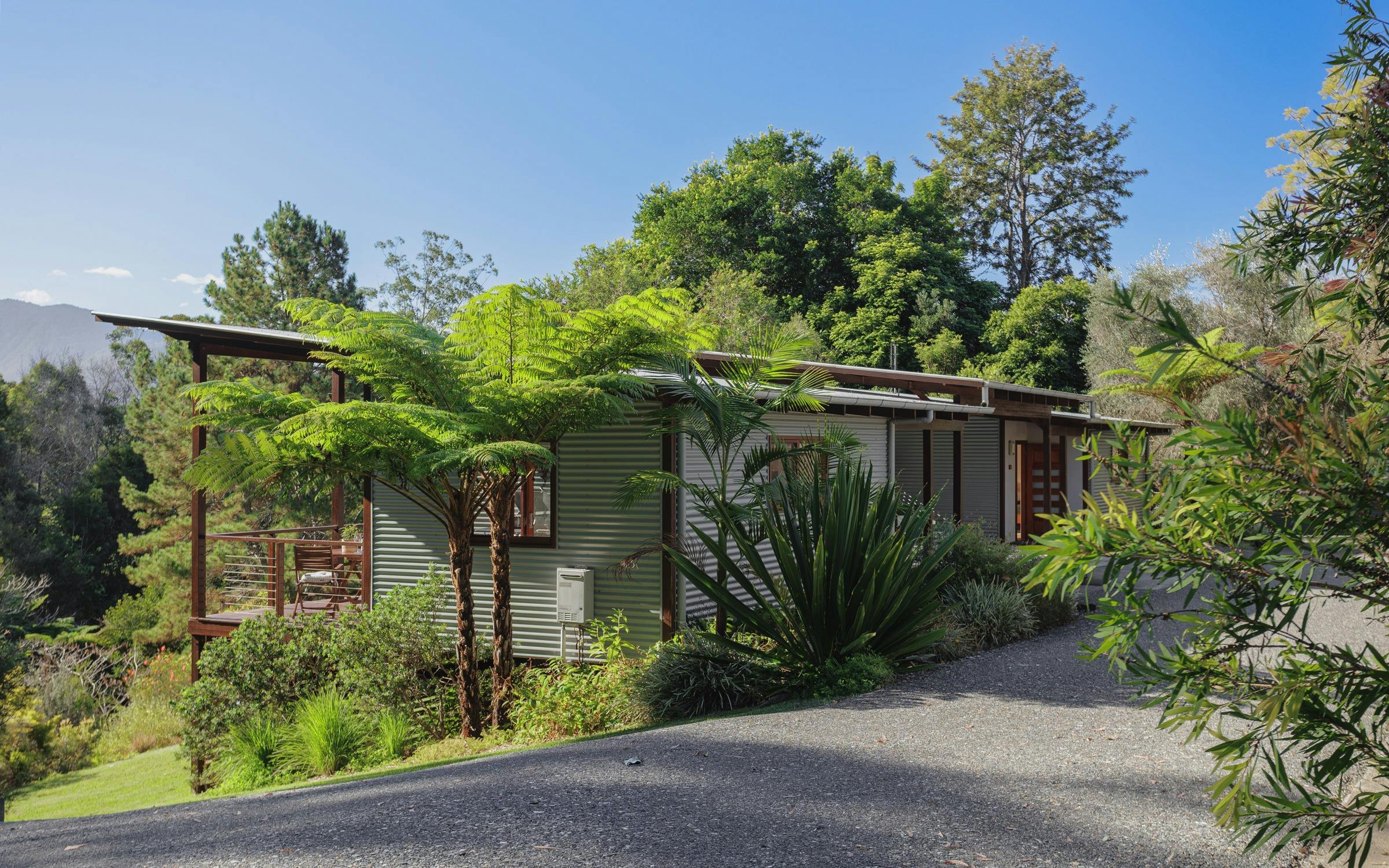Cabins set in gardens