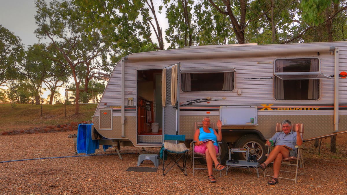 Powered camping - Cobbold Village