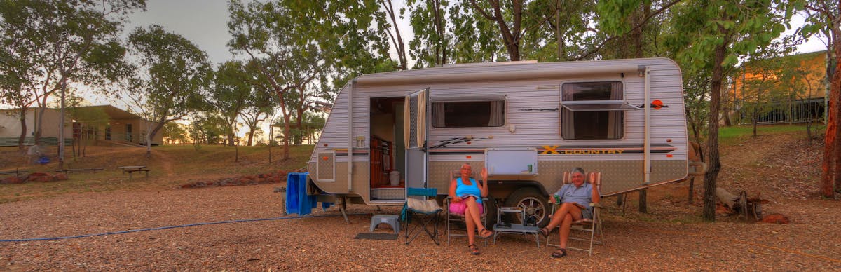 Powered camping - Cobbold Village