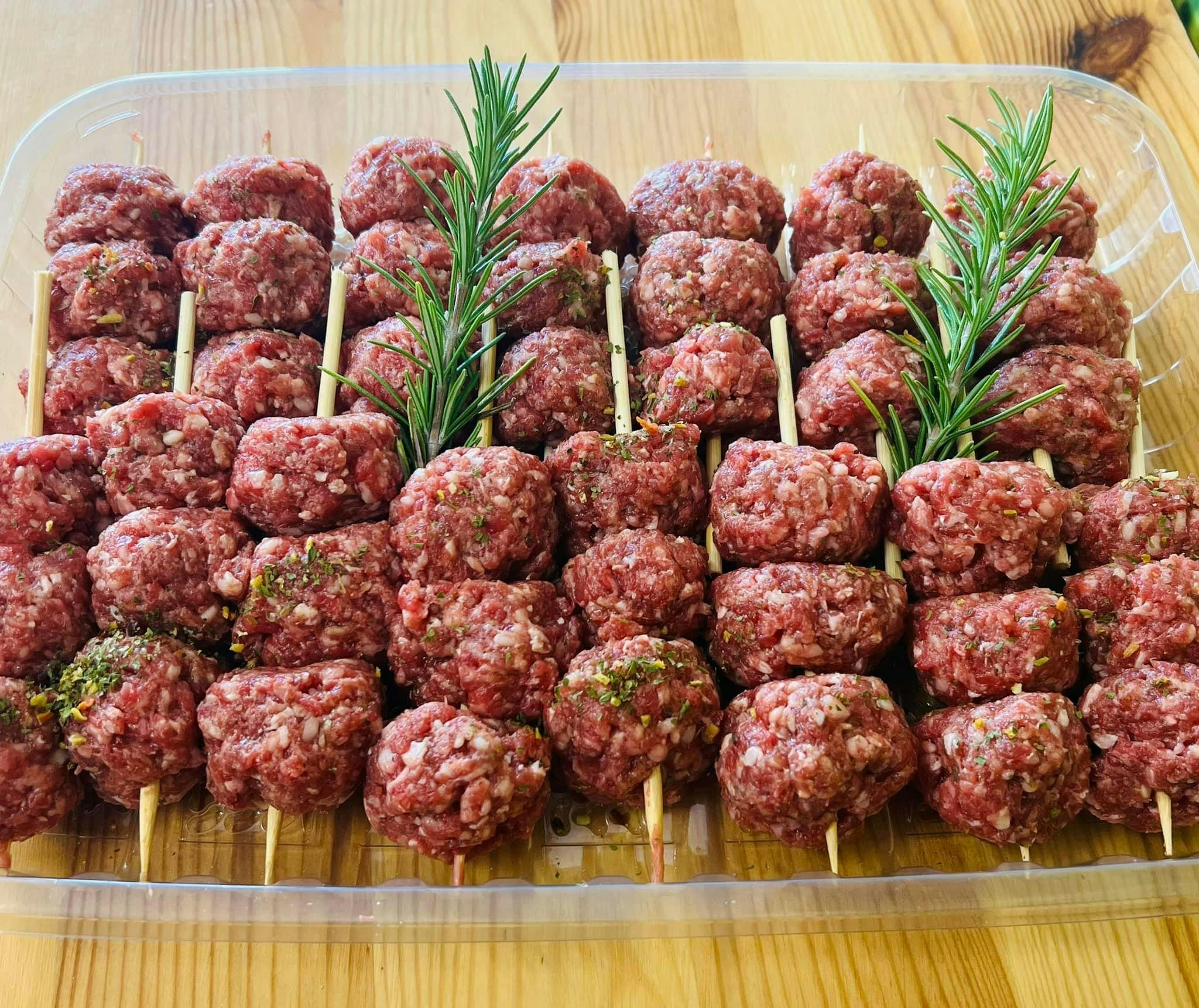 King Island Beef Skewers with Rosemary