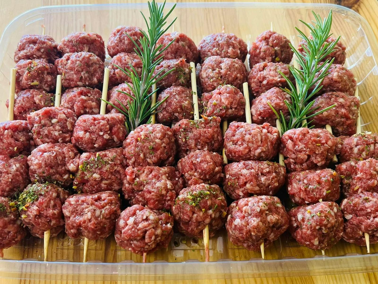 King Island Beef Skewers with Rosemary