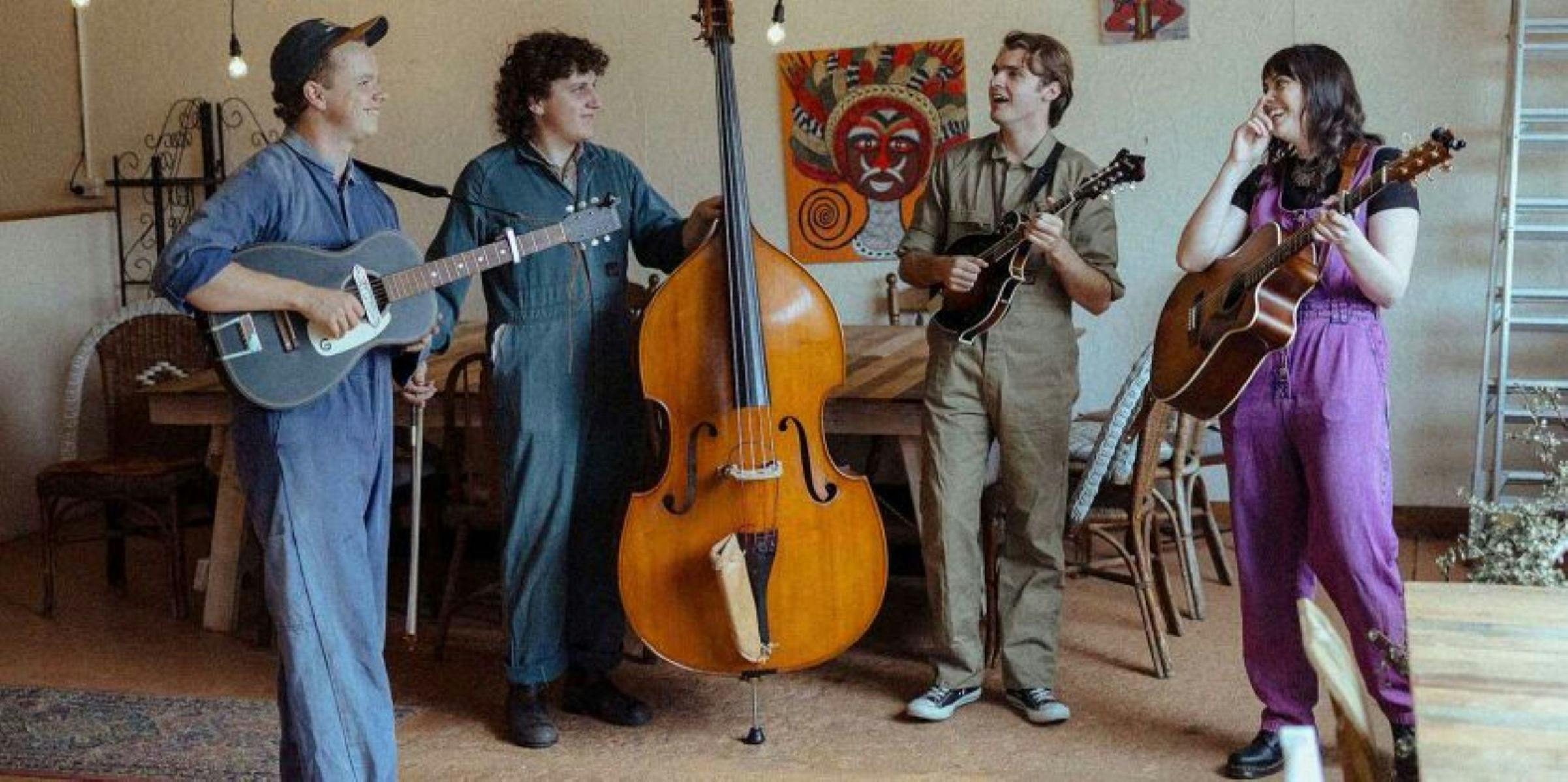 Band members of Charley Castle and the Boys in the Well