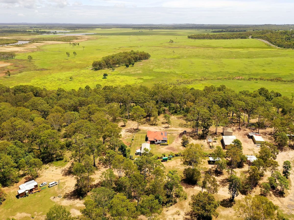 River Heads Rocks venue from the air River Heads Rocks venue from the air