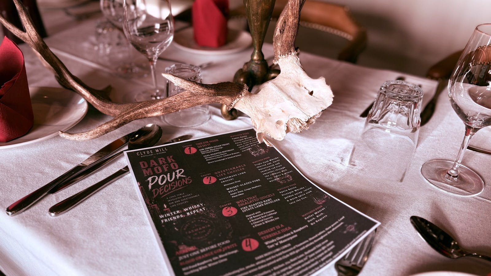 Clyde Mill Distillery + Kitchen - DARK MOFO