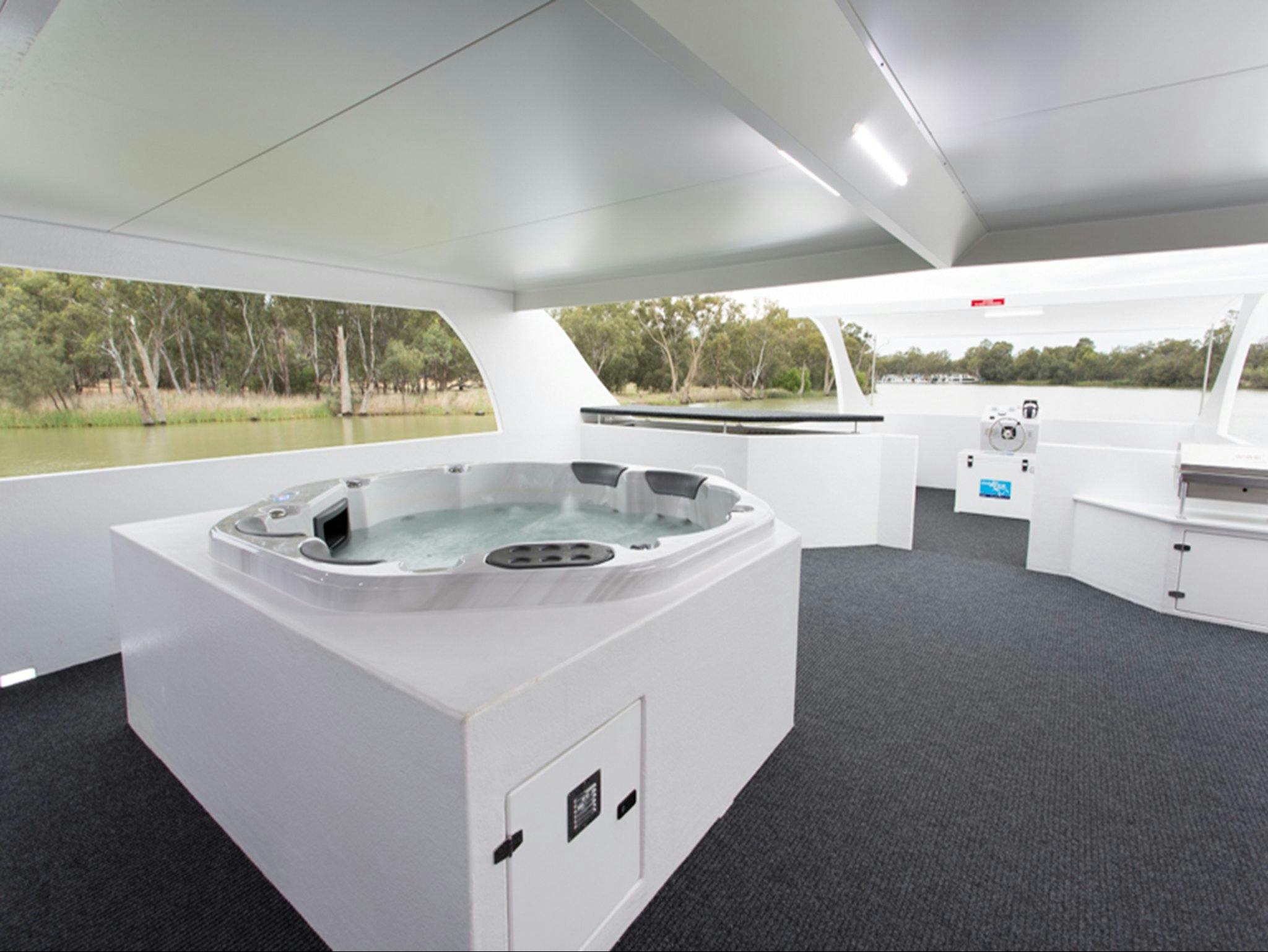 Platinum Indulgence rooftop spa and helm