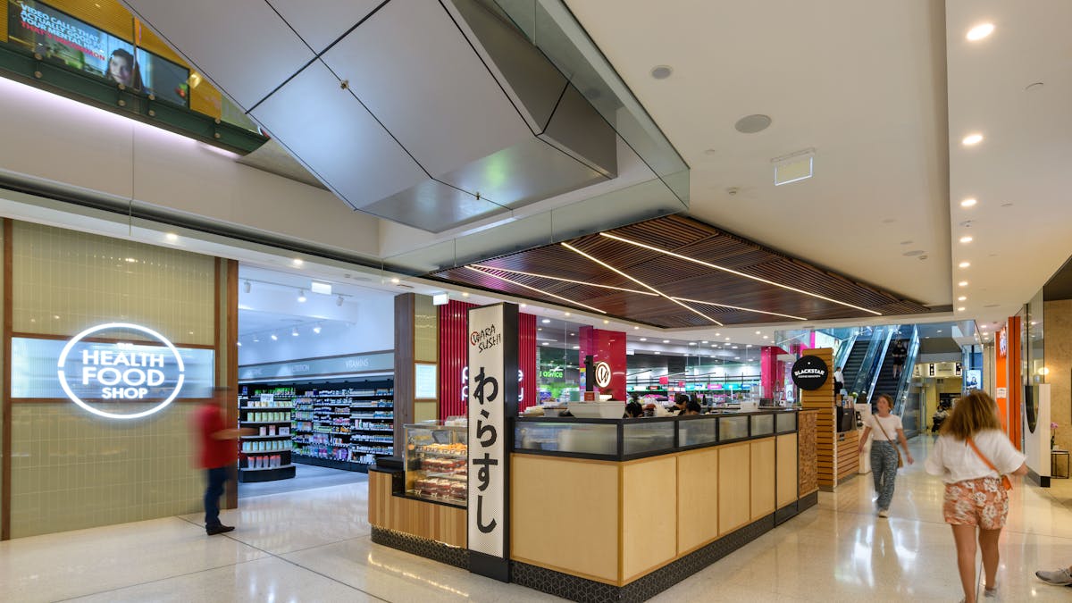 Lower Ground Level outside Woolworths