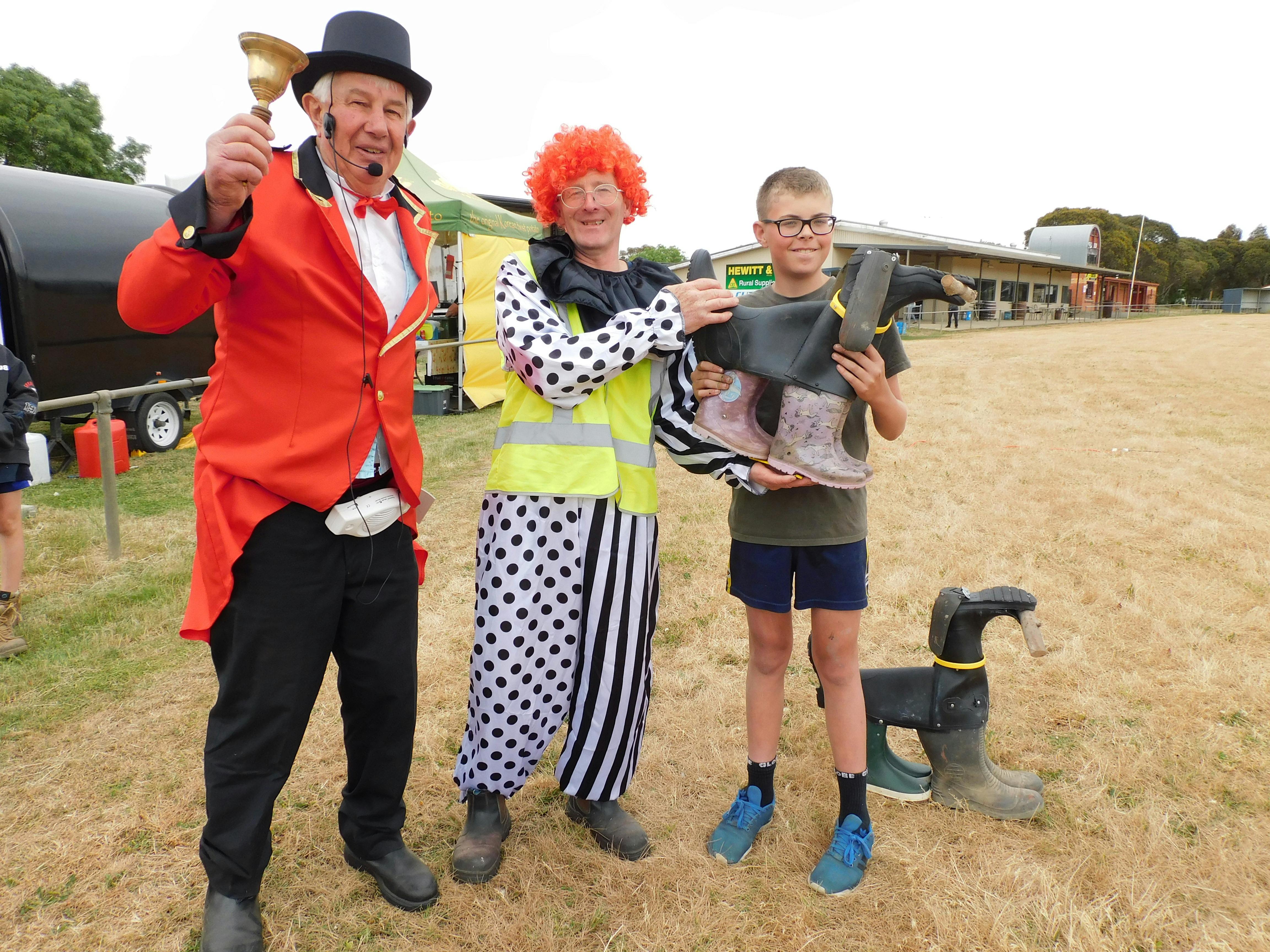 Town crier and clown