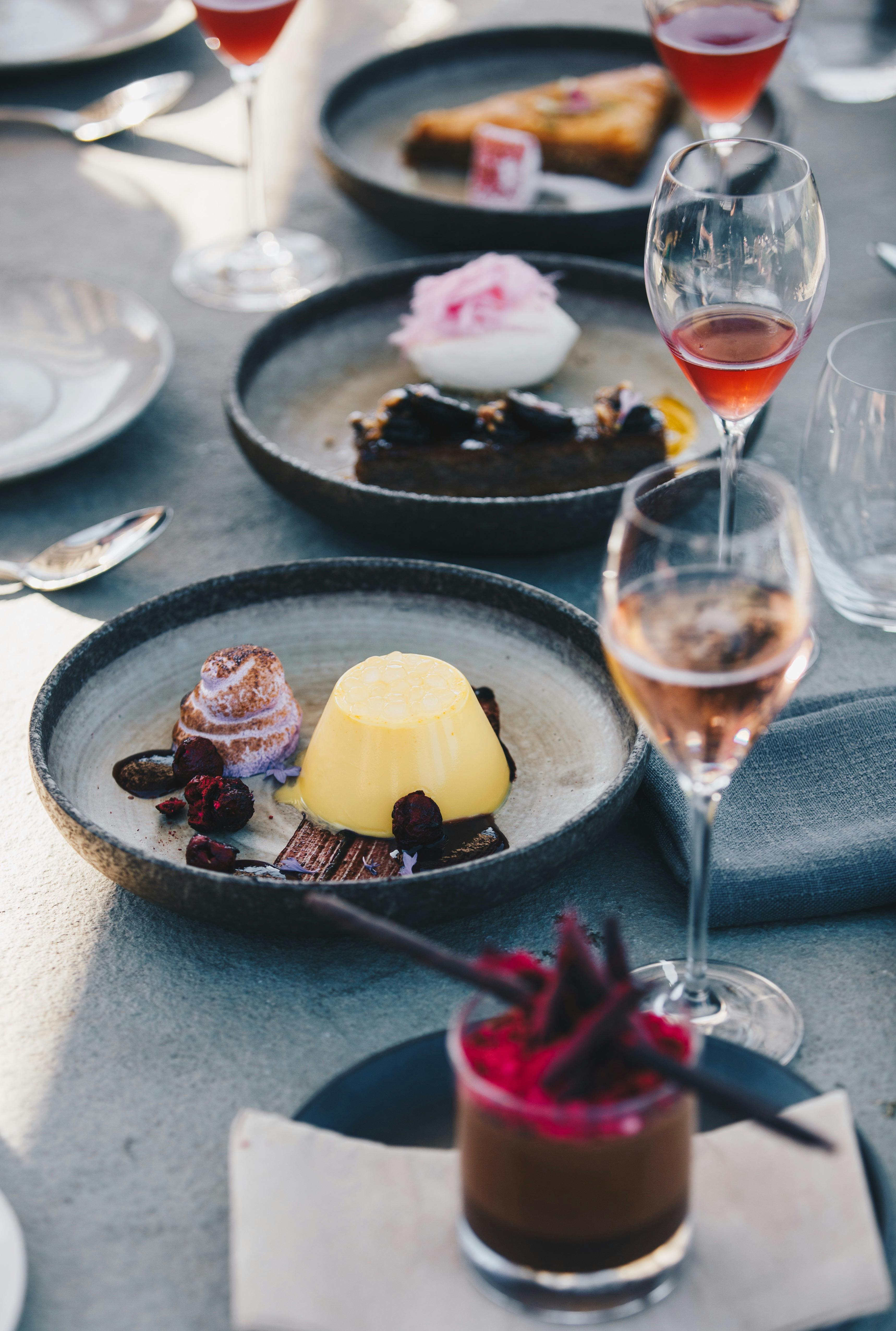 Local seasonal produce compliment Ghost Rock's world class wines.