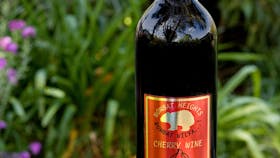 Cherry Wine from the Grog Shed at Wombat Cellars