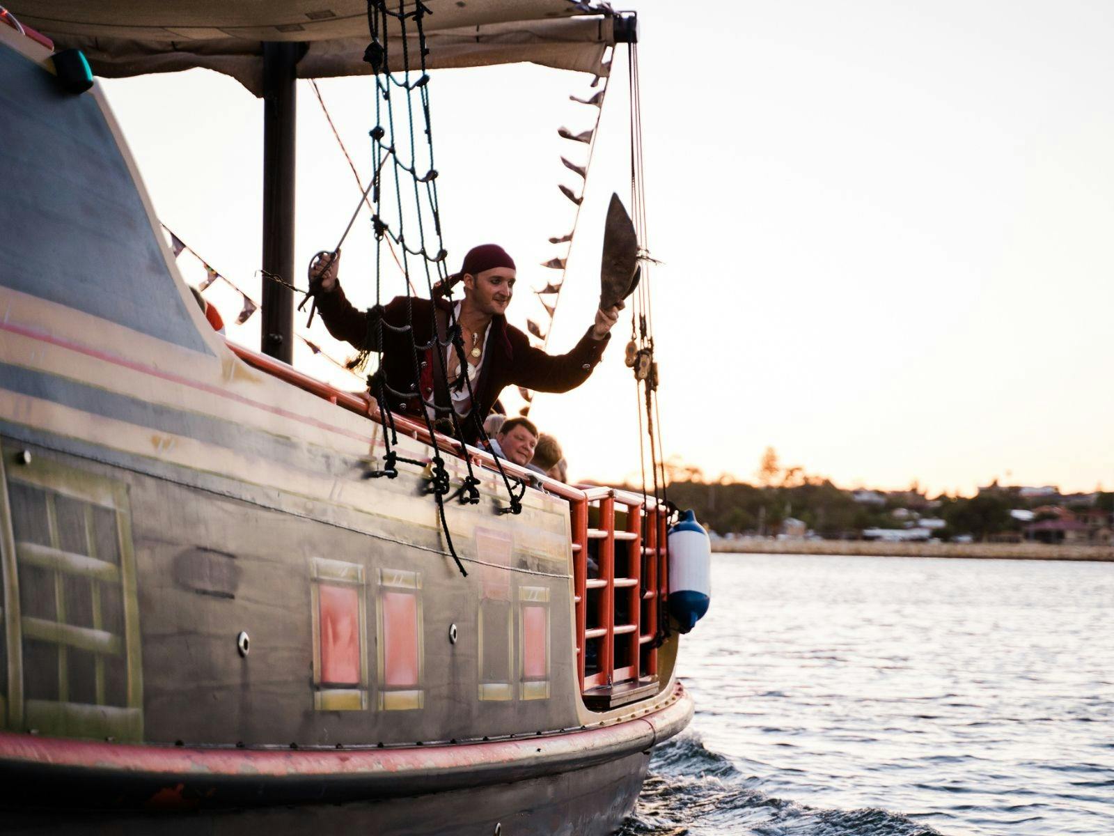 Pirate Ship Mandurah Sunset cruise