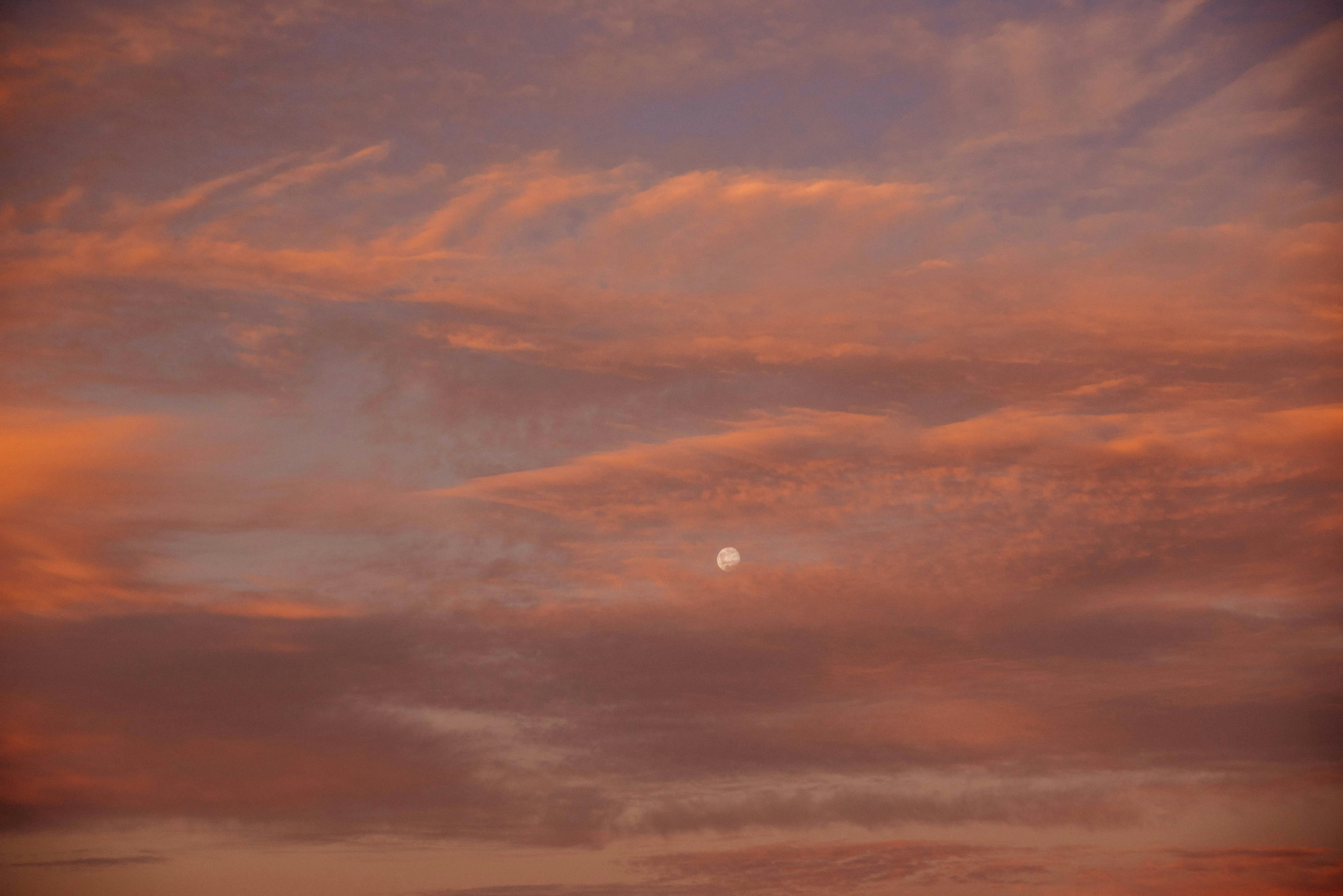 Full moon at Chalk Hill