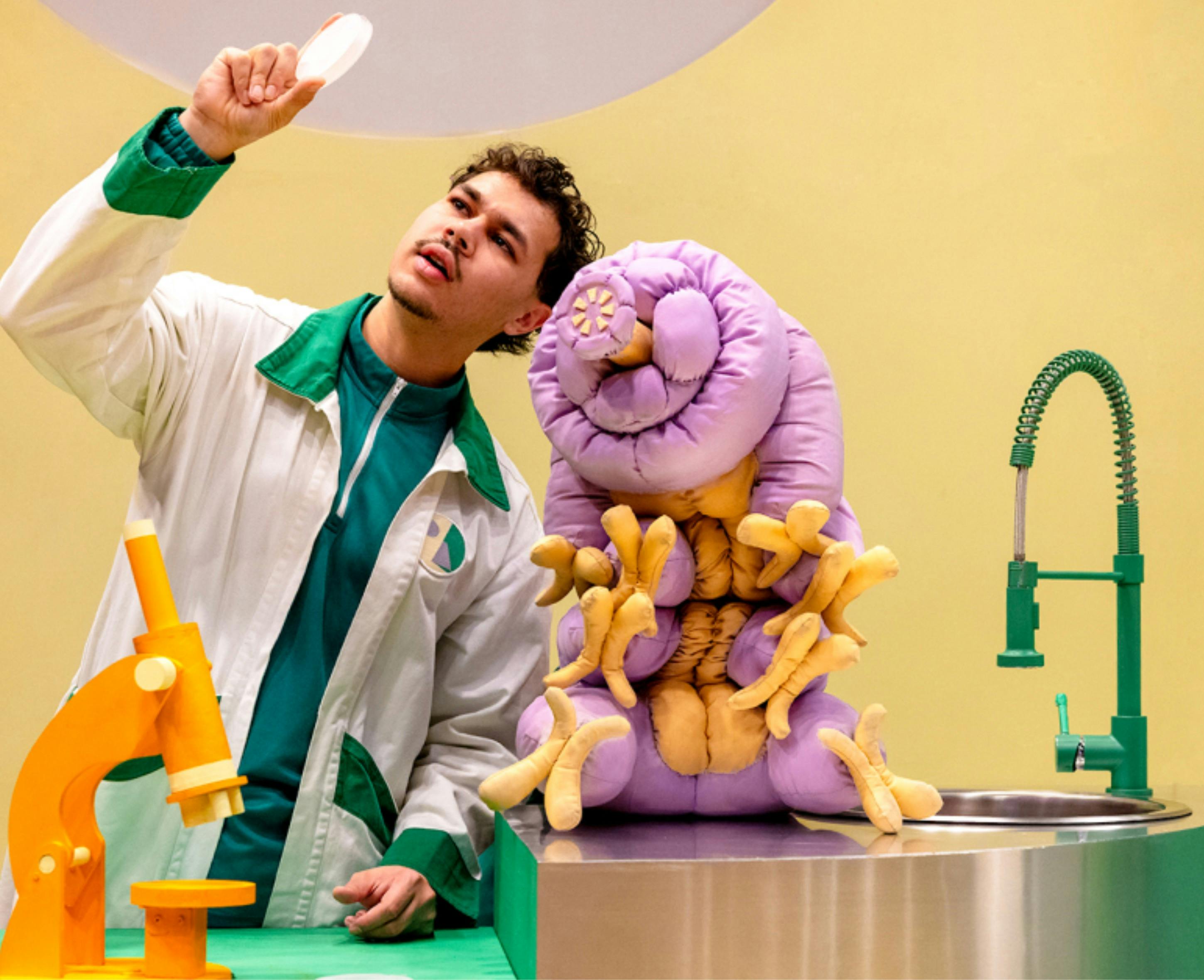 A scientist and a tardigrade