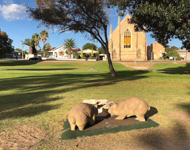 Wombat Statues Moonta