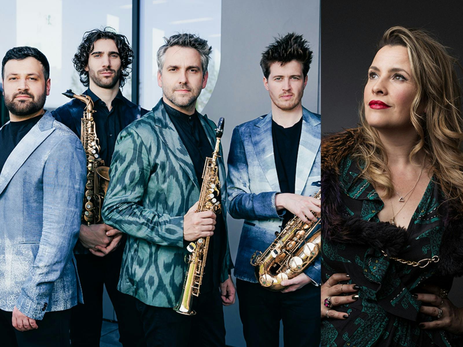 Ali Mcgregor and Signum Saxophone Quartet