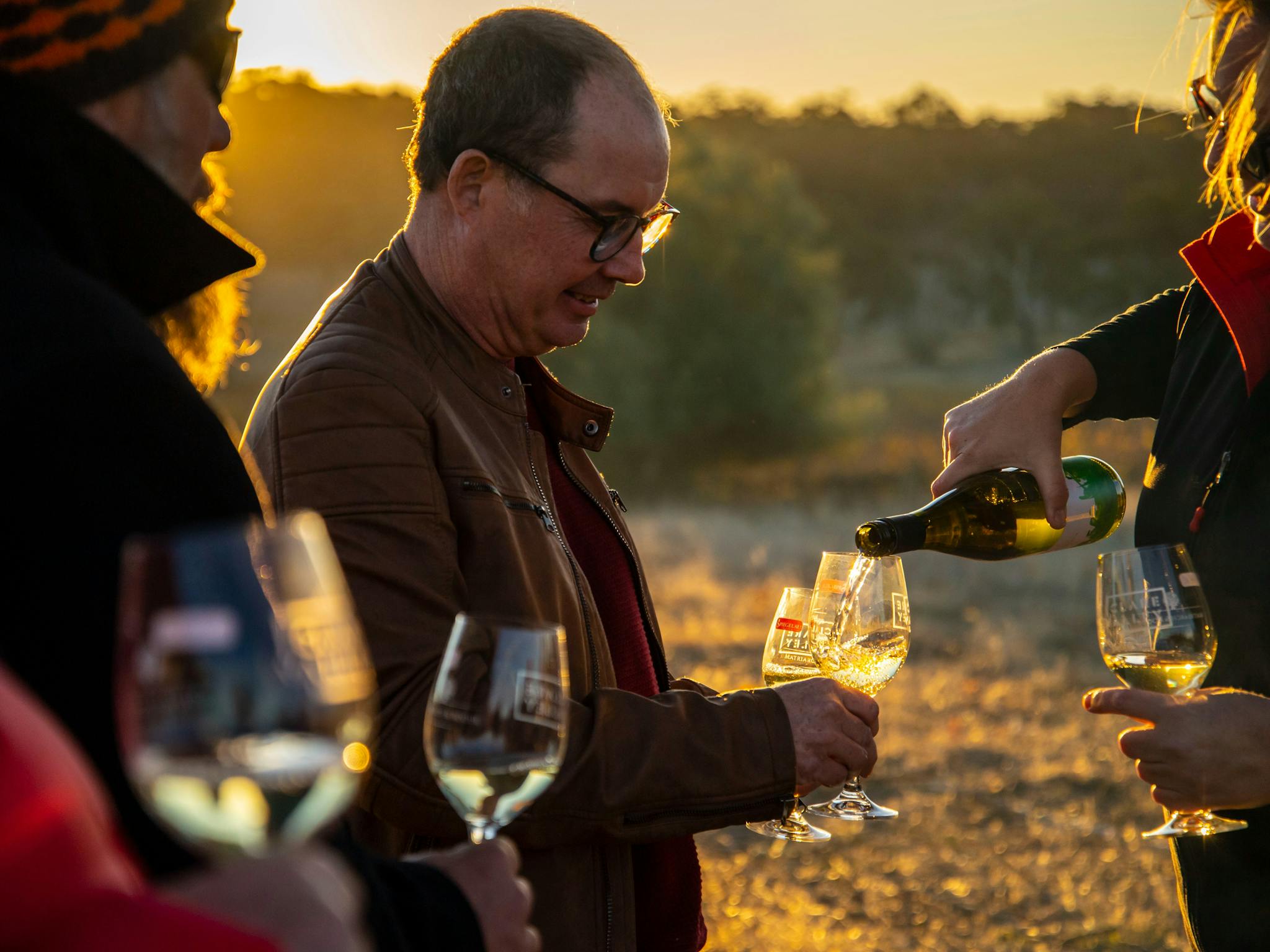 Sunset wine