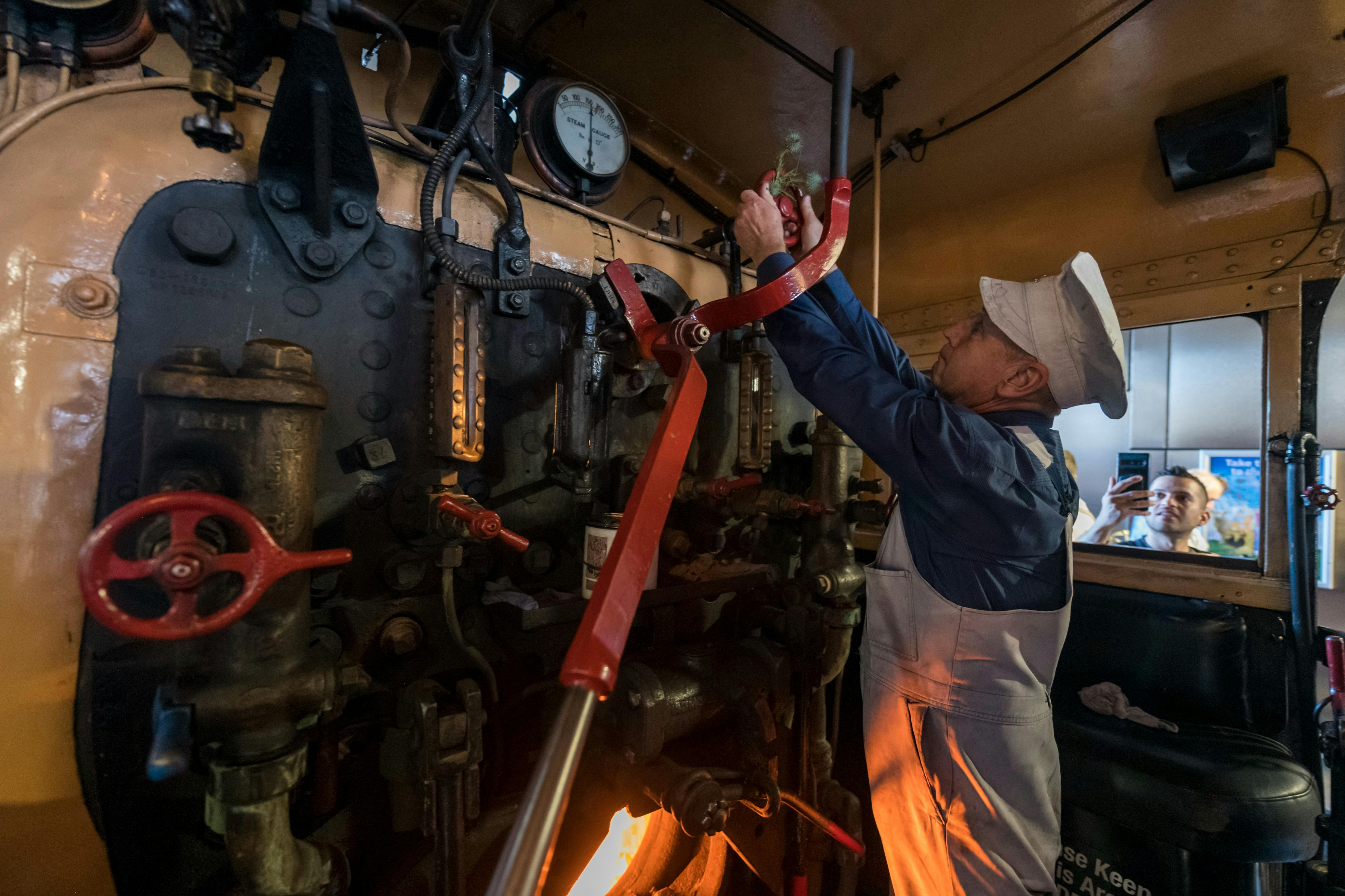Steamrail Train Driver