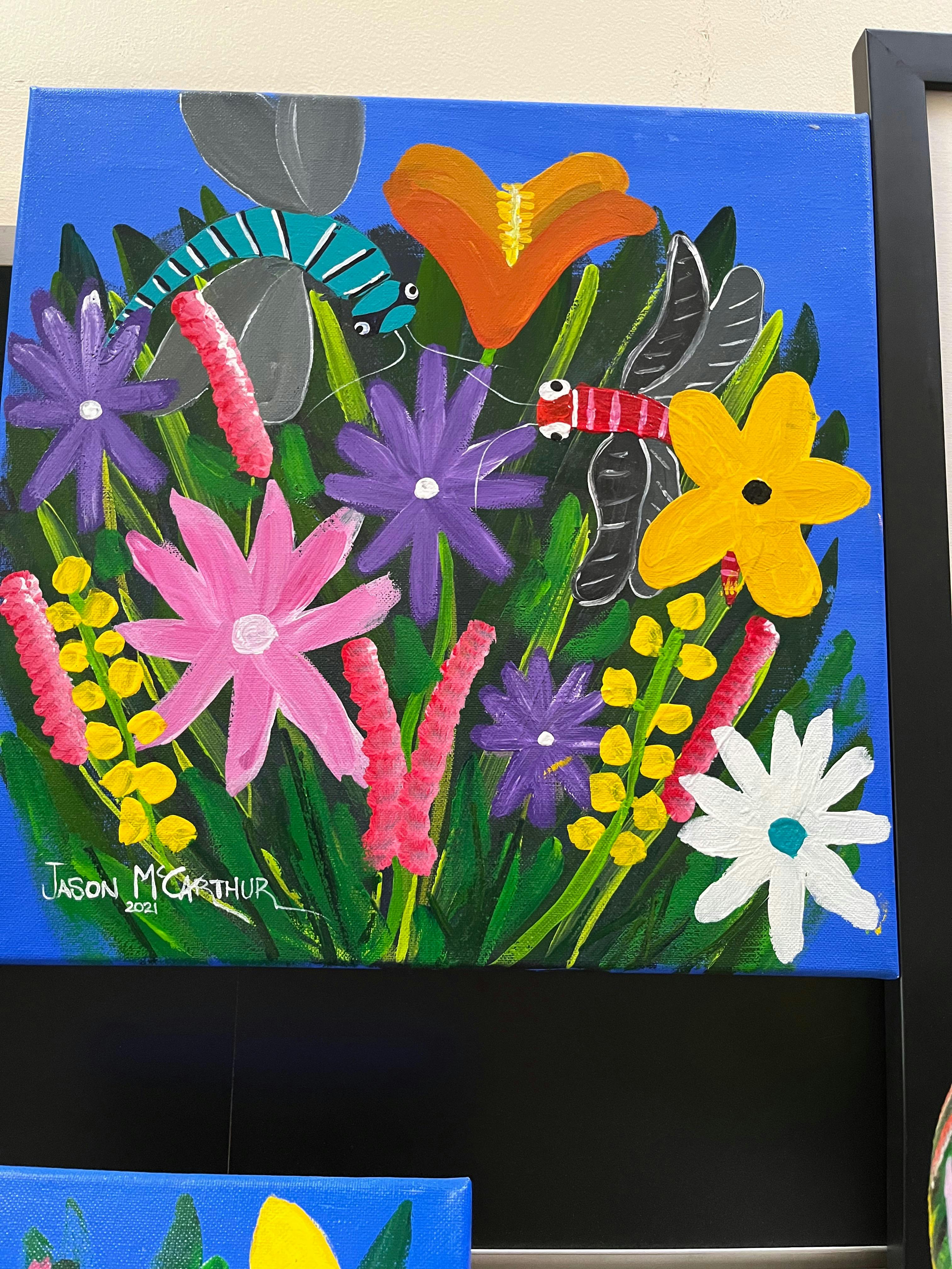 Original painting of wild flowers by Jason McCarthur