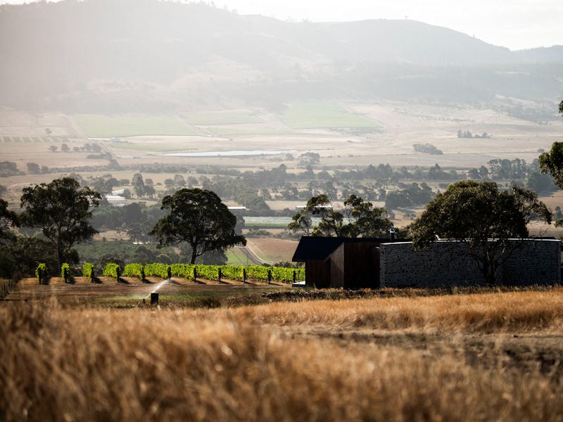 Caledon Cellar Door overlooking the picturesque Coal Valley, Richmond, Tasmania