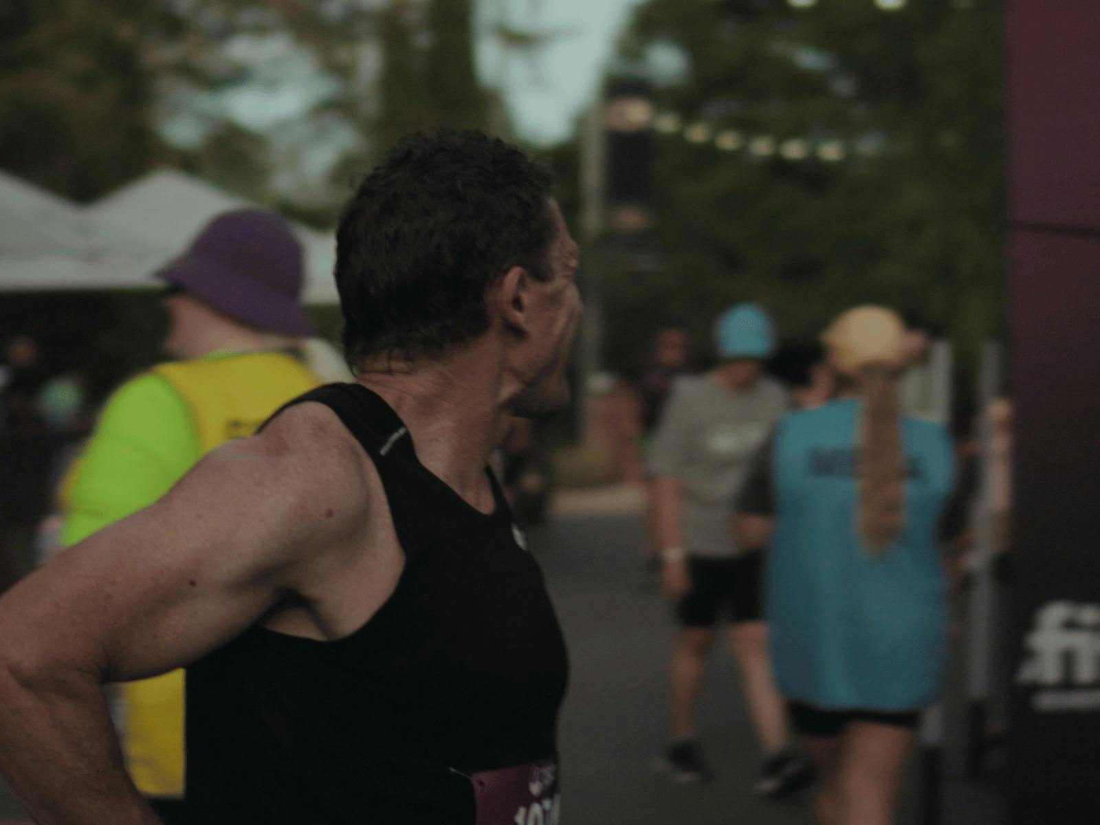 Runners at Vineyards Twilight