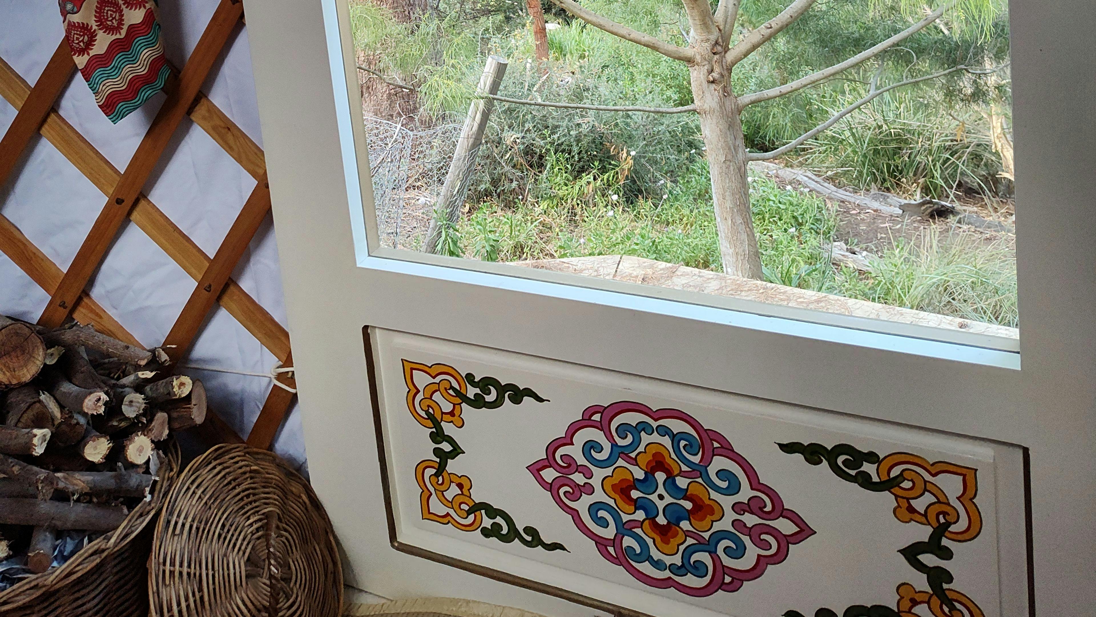 View from one of the windows (which open)